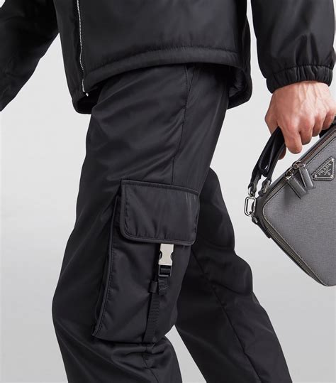 prada cargo trousers|prada nylon trousers.